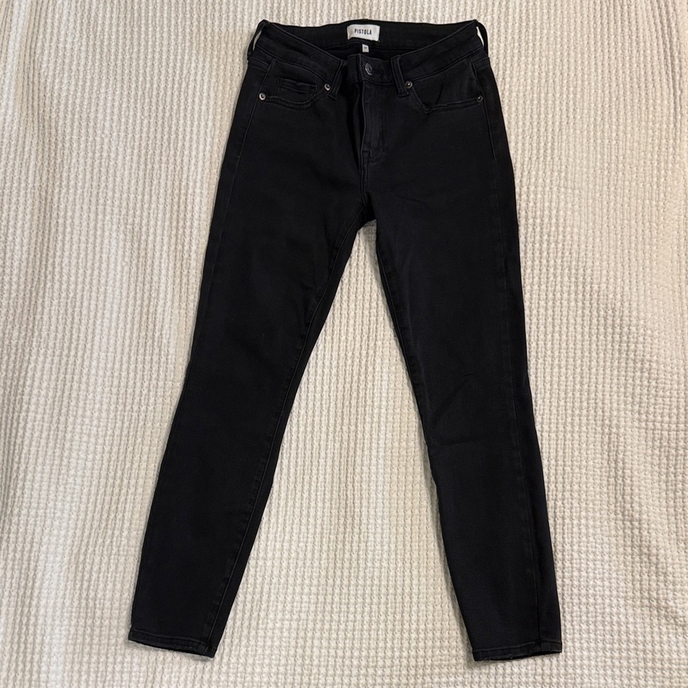 Pistola Women's Classic Black Skinny Jeans
